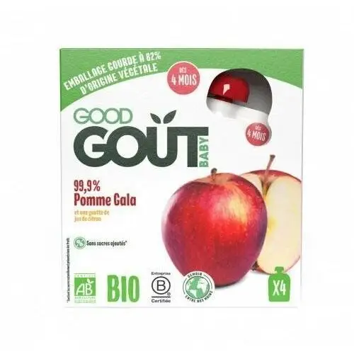 Good gout bio jabłko, 4x85g Inny producent