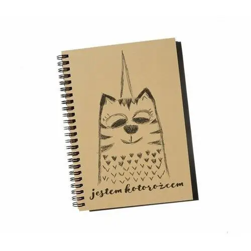 Jestem kotorożcem, notatnik z kotem, notes, Sowia Aleja