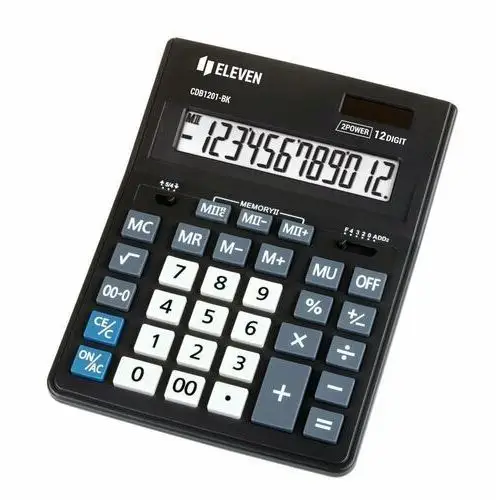 Kalkulator biurowy 12-cyfrowy eleven cdb1201-bk Inny producent