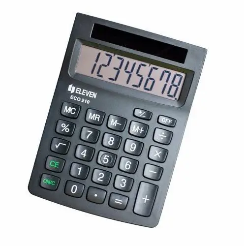 Kalkulator biurowy 8-cyfrowy eleven eco-210e Inny producent