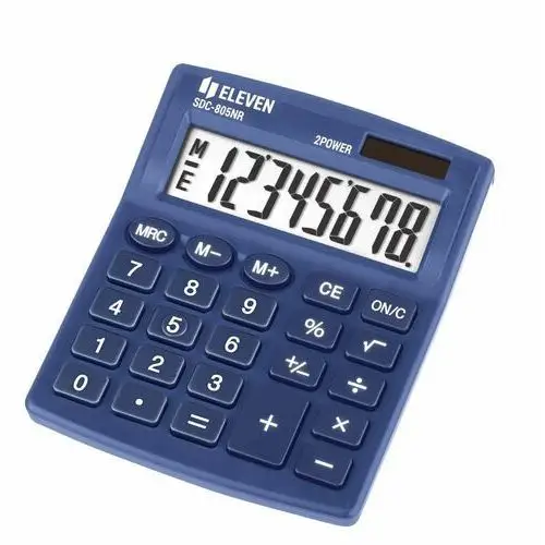 Kalkulator biurowy 8-cyfrowy Eleven Niebieski