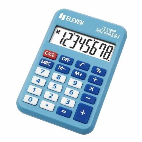 Kalkulator biurowy kieszonkowy 8-cyfrowy Niebieski