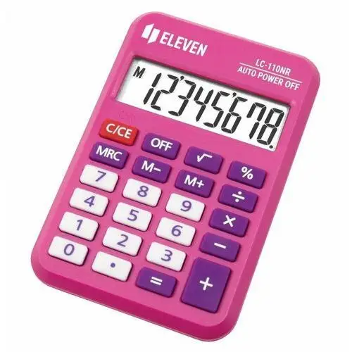 Kalkulator biurowy kieszonkowy 8-cyfrowy Różowy