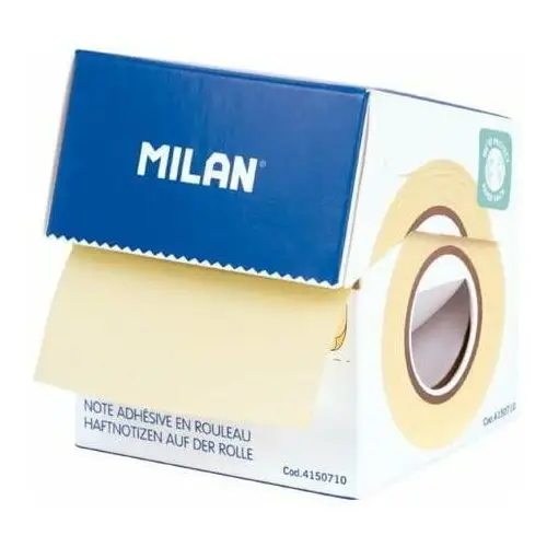 Karteczki Samoprzylepne Żółte Na Rolce 50Mmx10M Milan