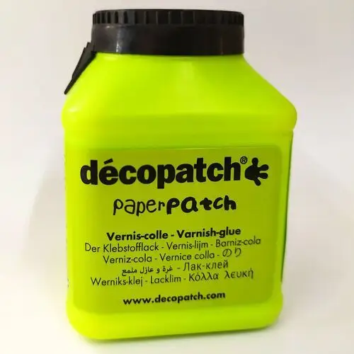 Inny producent Klej z werniksem paperpatch z połyskiem 180ml - 6 x 8 x 6cm. pp150a, decopatch