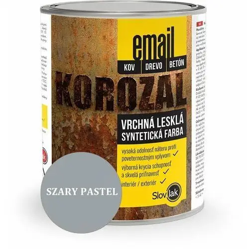 Inny producent Korozal - farba nawierzchniowa do metalu szary pastel, 0,75 l