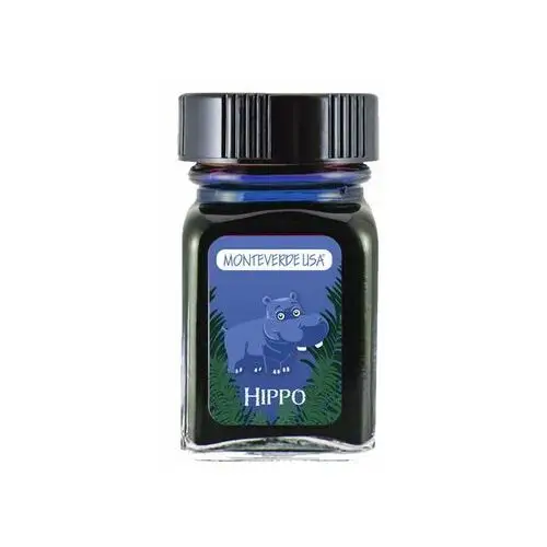 Inny producent Monteverde jungle hippo dark blue atrament 30ml