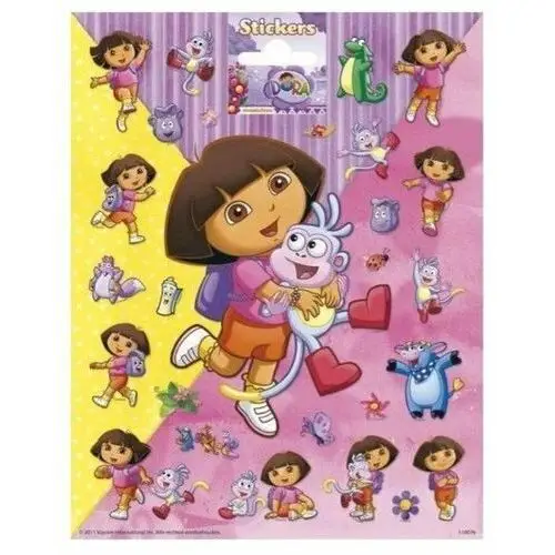 Naklejki Dora i przyjaciele 27szt dla dziewczynki