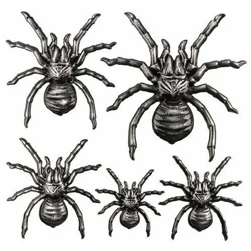 Inny producent Naklejki strukturalne, pająki, rozm. 18x17,5cm