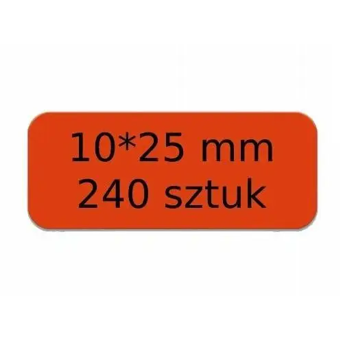 Niimbot etykiety naklejki czerwone 1025mm 240szt Inny producent