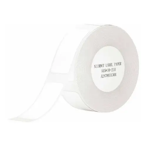 Niimbot naklejki etykiety termiczne 15x30mm 210 szt białe