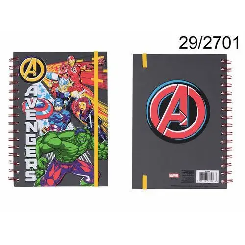 Notes spiralny Avengers Marvel'a- licencyjny