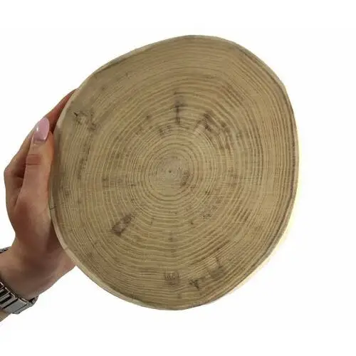 Okorowany plaster akacji 15-20 cm gr. 2 cm szlifowany drewno akacjowe naturalny surowy / wamar-sosenka Inny producent