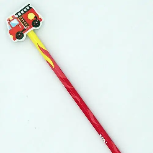 Ołówek Z Gumką Do Mazania Straż Pożarna