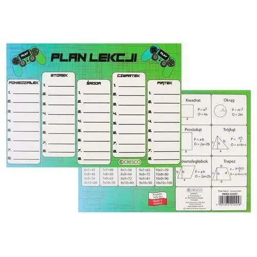 Plan lekcji A5 Pad (25szt)