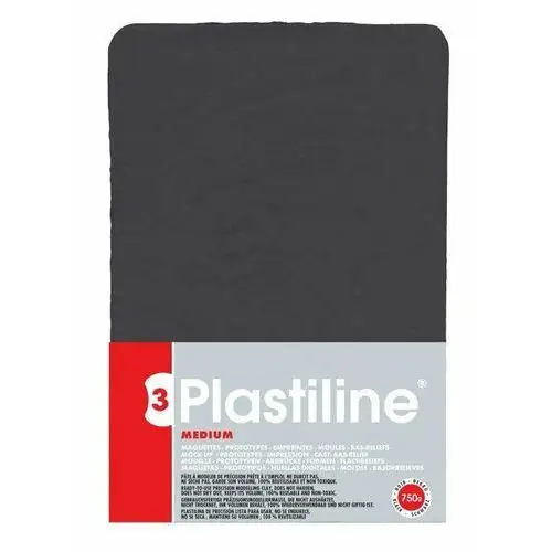 Plastelina Art. Plastiline Black 55 Medium 750g