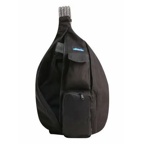Plecak na jedno ramię Kavu Rope Bag - black, kolor czarny