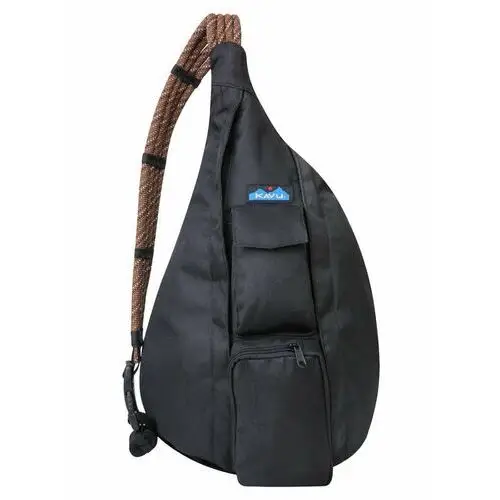 Plecak na jedno ramię Kavu Rope Sling - jet black, kolor czarny