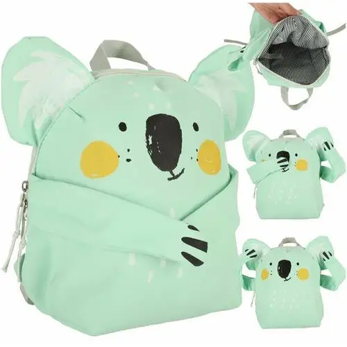 Plecak Przedszkolaka Szkolny Koala Zielony