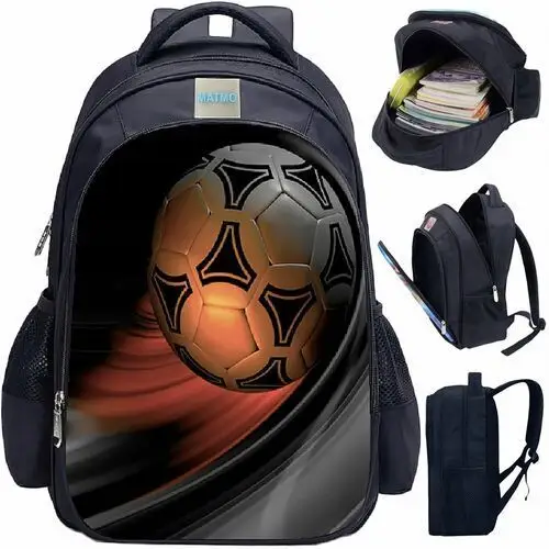 Plecak szkolny tornister football piłka klasa 1-3 Inny producent