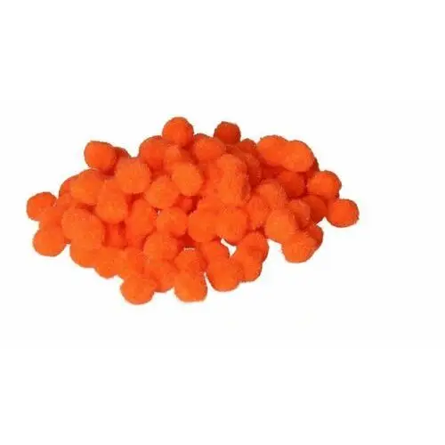 Pompony pomponiki kreatywne 500szt 1,3cm pomarańcz Inny producent