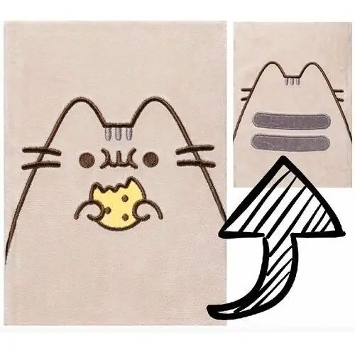 Inny producent Pusheen notes pamiętnik pluszowy oprawie zeszyt kociary kot prezent