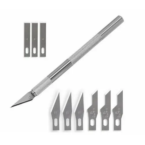 Inny producent Skalpel modelarski nóż nożyk precyzyjny + 9 ostrzy