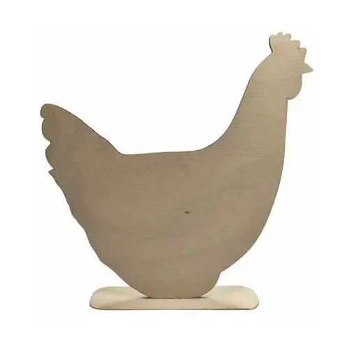 Wielkanocna kura na podstawce 15cm do dekoracji