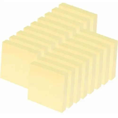 Inny producent Zestaw 24 żółtych karteczek samoprzylepnych 76 x 76 mm - 2400 arkuszy