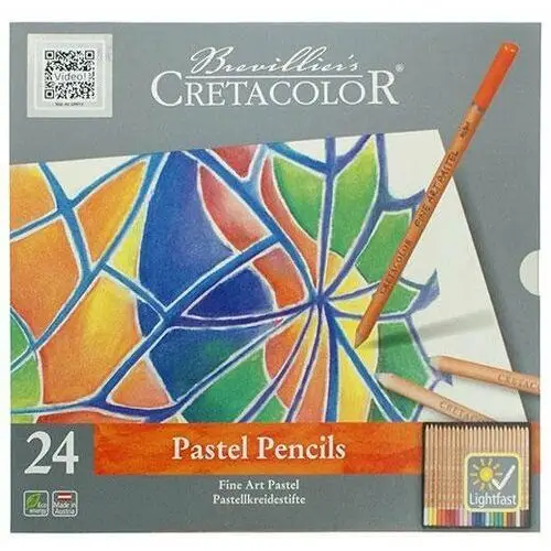 Zestaw Pasteli W Ołówku 24Szt Cretacolor