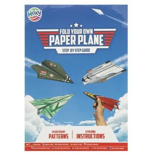 Złóż własny papierowy samolocik - 24 arkuszy + instrukcja Inny producent