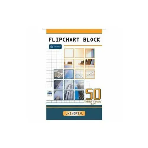 Interdruk Blok do flipchartu, gładki, 64 x 100 cm, 50 arkuszy
