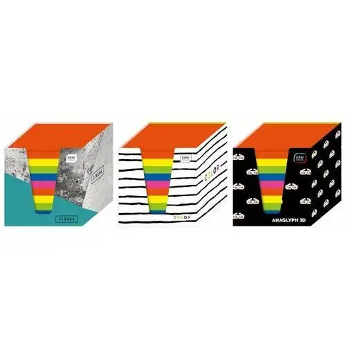 Interdruk , kubik kartonowy, 90x90x90 kolorowy intens, 227751