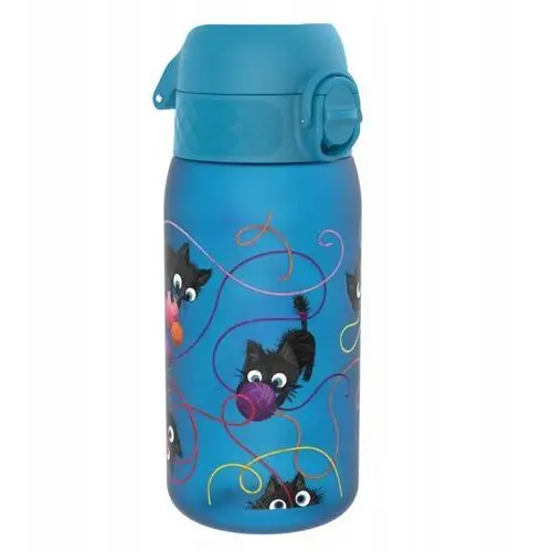 ION8 bidon, butelka dla dzieci, 350 ml Playful Cats rozbawione kotki