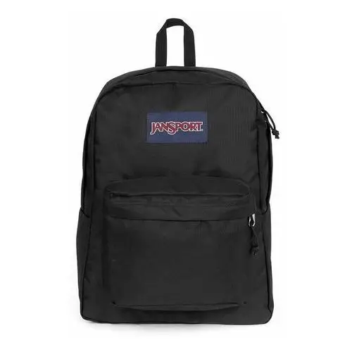 Jansport Plecak szkolny sportowy dla dzieci, gładki, czarny