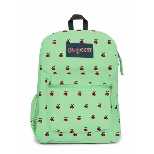 Jansport Plecak szkolny sportowy dla dziewczynki, owoce, zielony