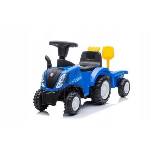 Jeździk Pchacz Chodzik Traktor New Holland Auto Samochód Duży Dzieci Klakso, kolor niebieski