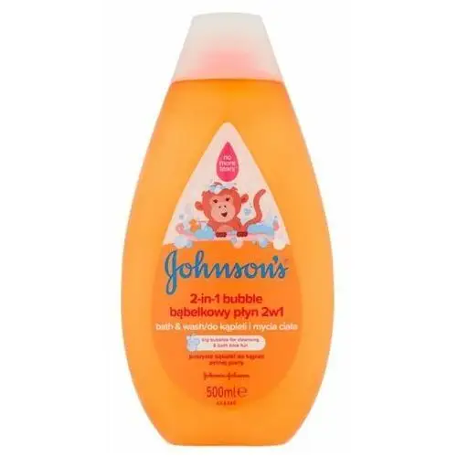 Johnson`s Baby Bubble Bąbelkowy Płyn do kąpieli 2w1 dla dzieci 500ml