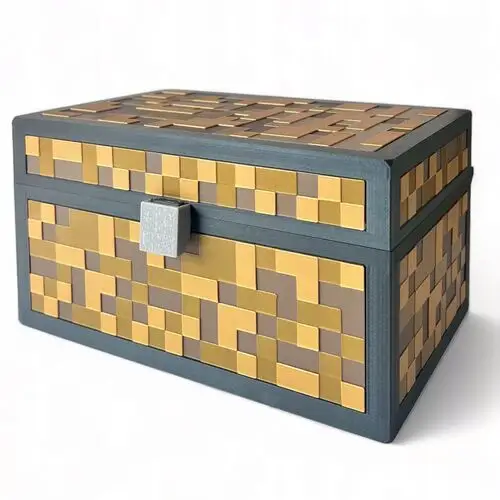 Kajawis skrzynia pudełko XXL w stylu Minecraft box dekoracje do pokoju Eko