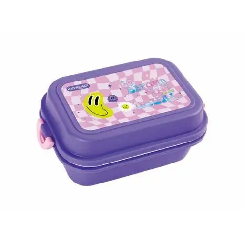 Lunch box plastikowy z przegródką Keyroad Smile