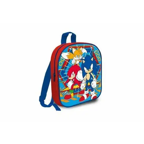 Plecak wielokomorowy dla dziecka do szkoły przedszkola 29 cm Sonic
