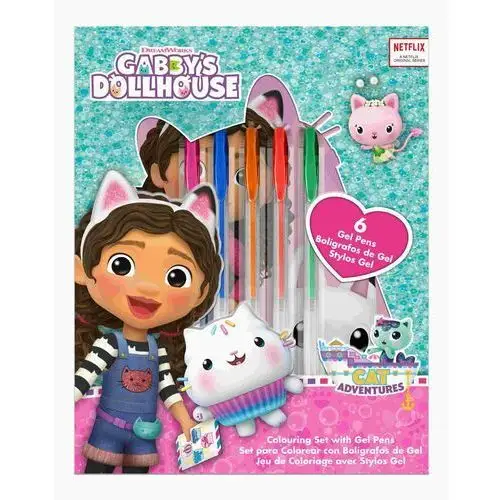 Zestaw piśmienniczy gabby s dollhouse 7 elementów gd00064 Kids euroswan