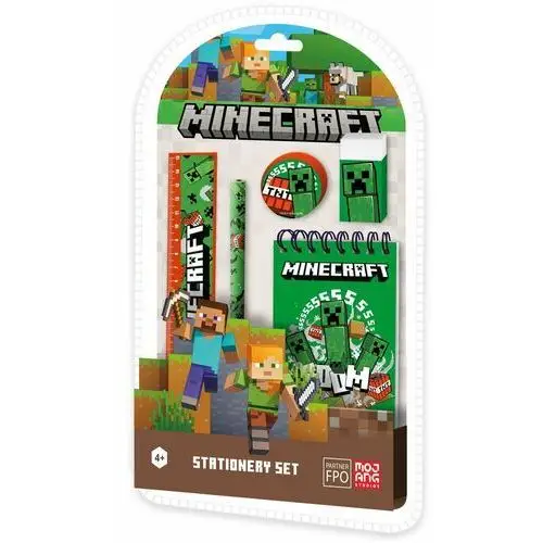 Zestaw piśmienniczy Minecraft, 5 elementów