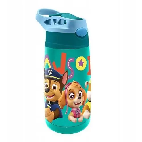 Kids Licensing Wytrzymały Bidon 450ML Psi Patrol Pojemna Butelka Dla Dzieci