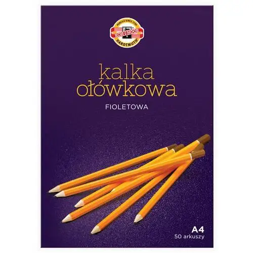 Kin Kalka ołówkowa, a4, fioletowa, 50 arkuszy
