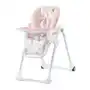 Krzesełko do karmienia + tacka Yummy różowe Kinderkraft Sklep