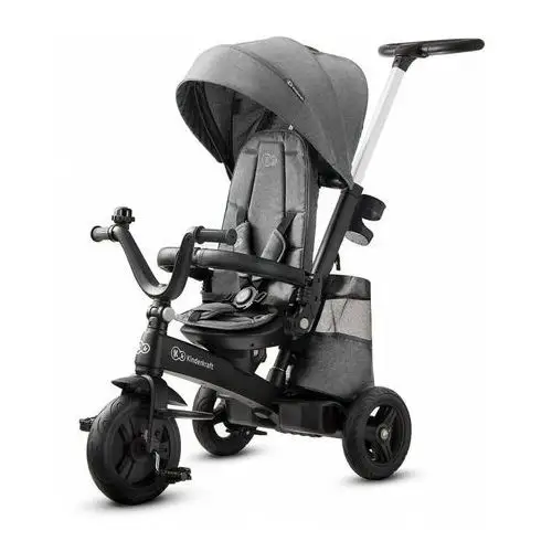 Kinderkraft rowerek trójkołowy easytwist platinum grey