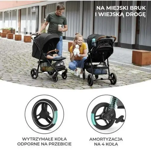 Kinderkraft Wózek spacerowy grande plus grey 4