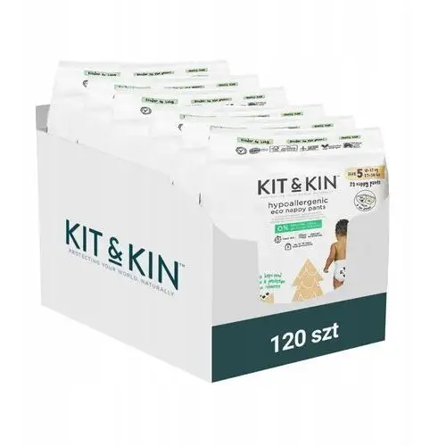 Kit and Kin, Pieluchomajtki rozmiar 5 (12-17kg) Karton 120 szt