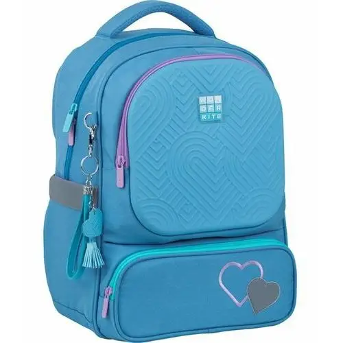 Plecak szkolny dla dziewczynki błękitny KITE jednokomorowy